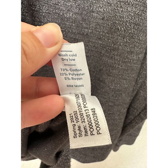 Marine Layer Clayton Henley Sweater Pullover Cotton Blend Gray Mens Large - Picture 8 of 9